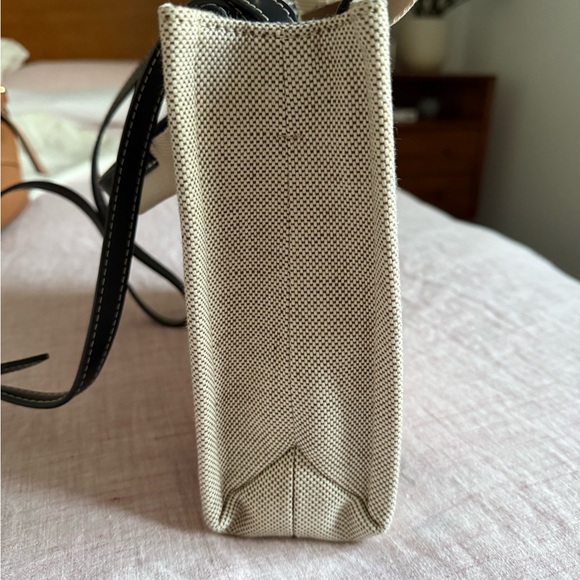 Chloé Beige and Black Woody Tote Bag, Small - Picture 5 of 11